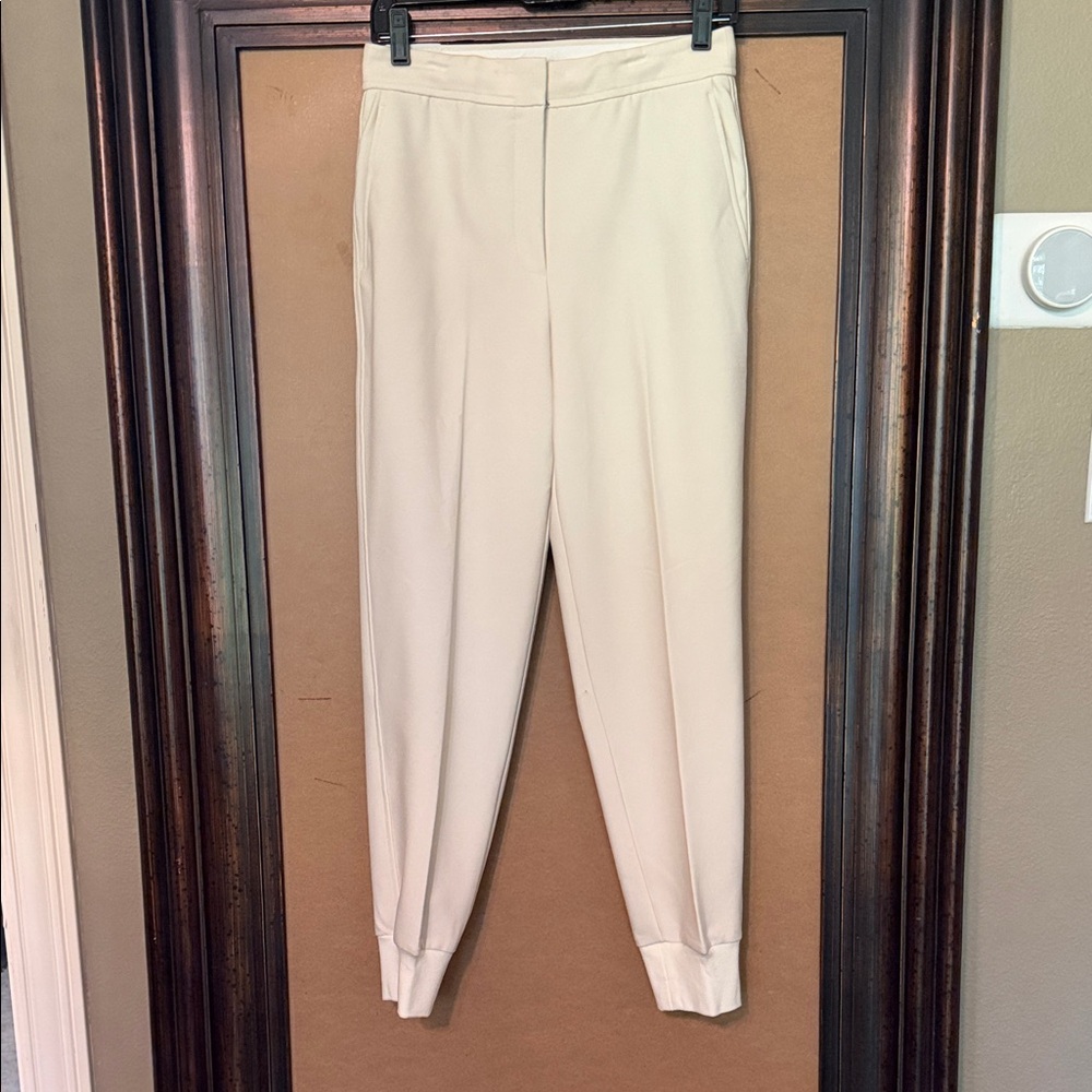 NWT Babaton Allegory Cream Women's Tailored Jogger Pants